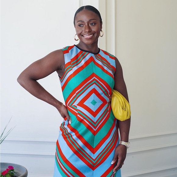 Diane Von Furstenberg Striped Mini Dress - Picture 4 of 5